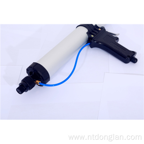 Professional 600ml Sausage Soft Pneumatic Caulking Gun Glass Glue Air Rubber Guns Tool With Control Valve